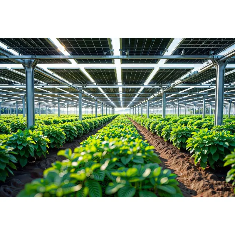 Agrivoltaic aurinkokasvihuonejärjestelmä